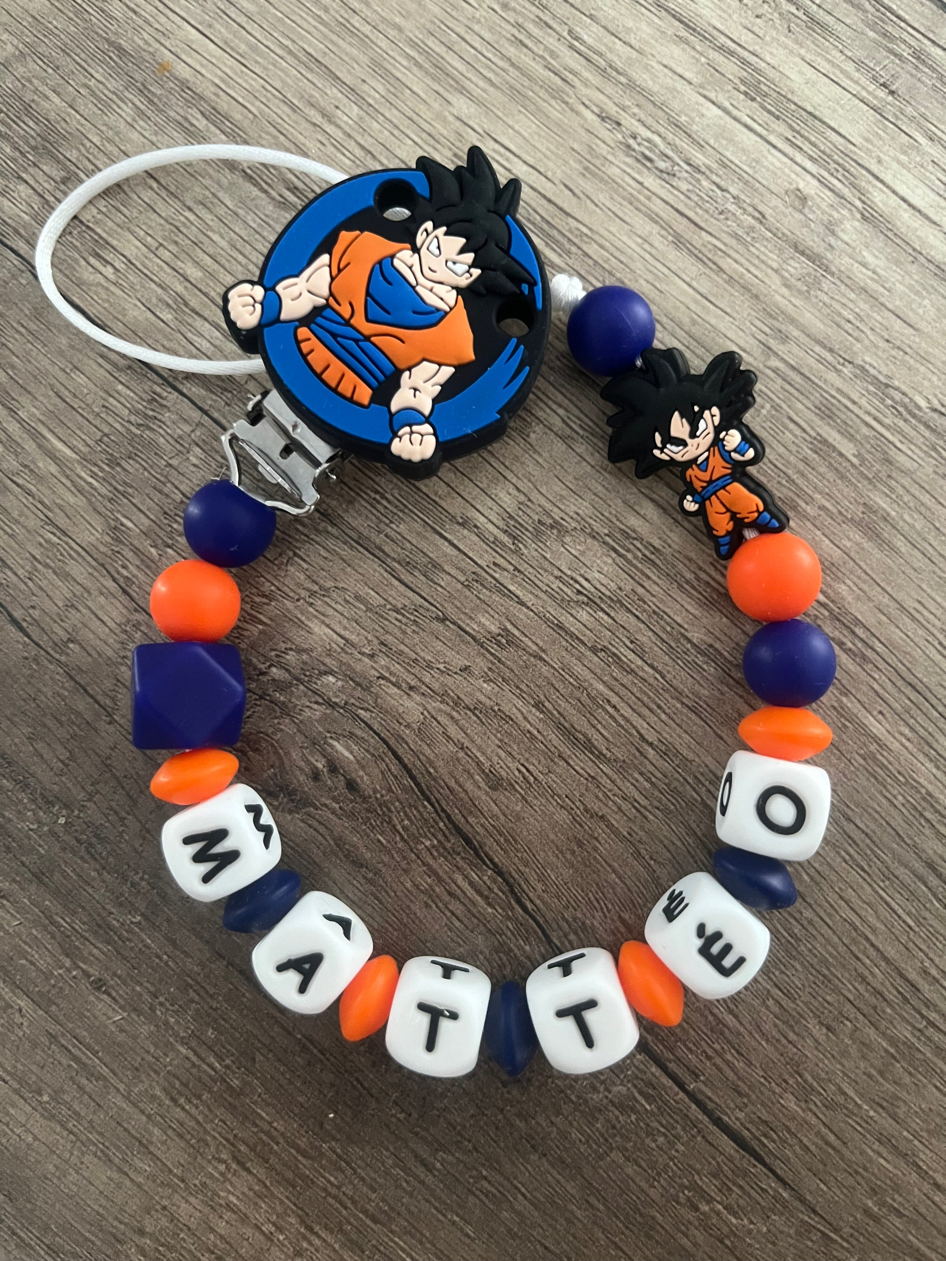 Attache tétine Dragon Ball Z personnalisée