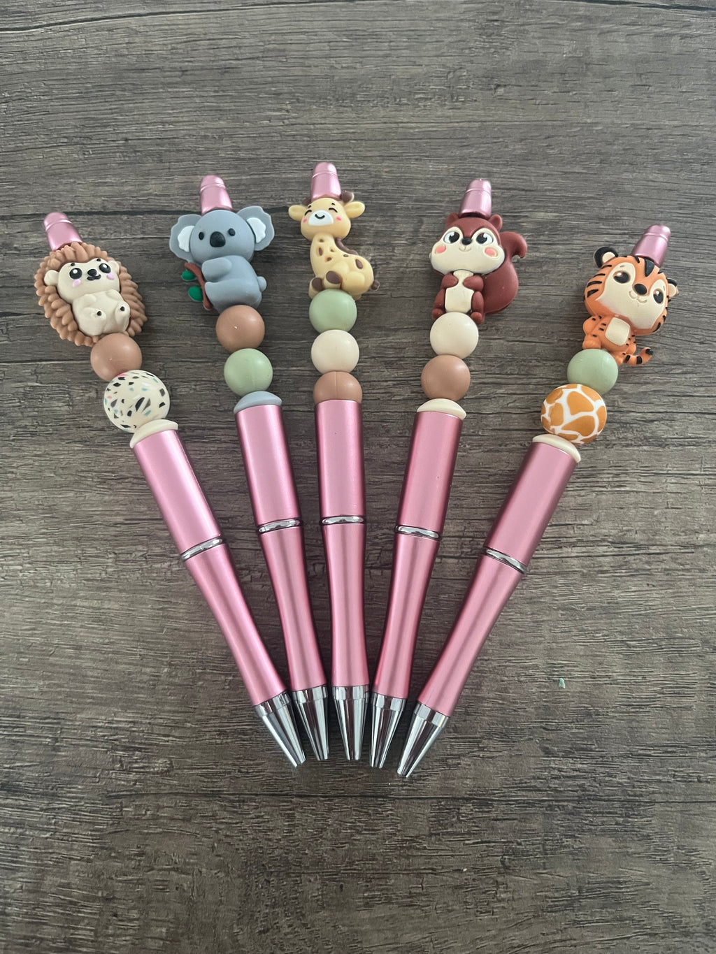 Stylos personnalisés Animaux avec perles 3D