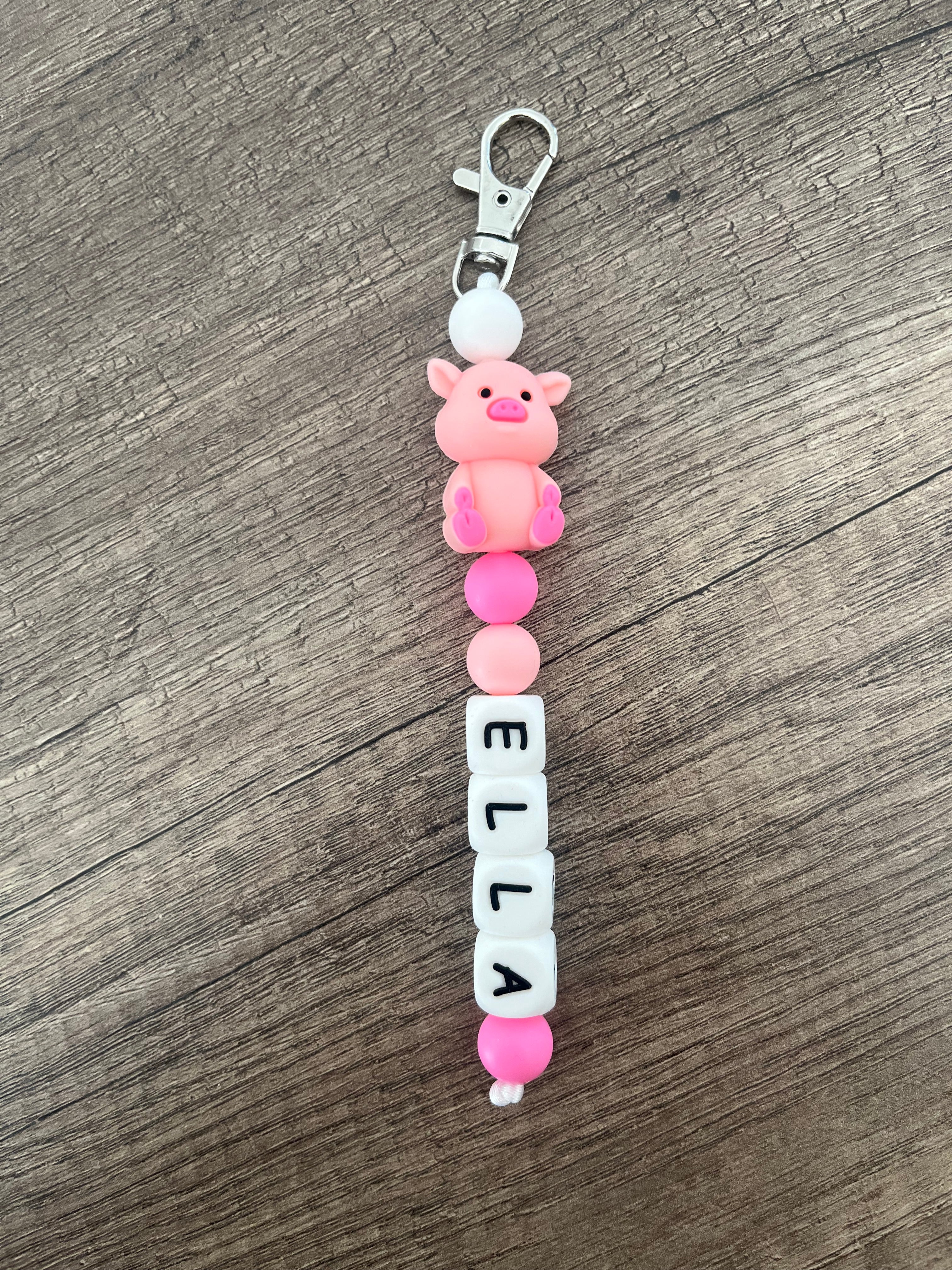 Porte-clés personnalisé thème Cochon