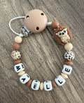 Attache tétine Hérisson 3D personnalisée KidCreationArtisanat