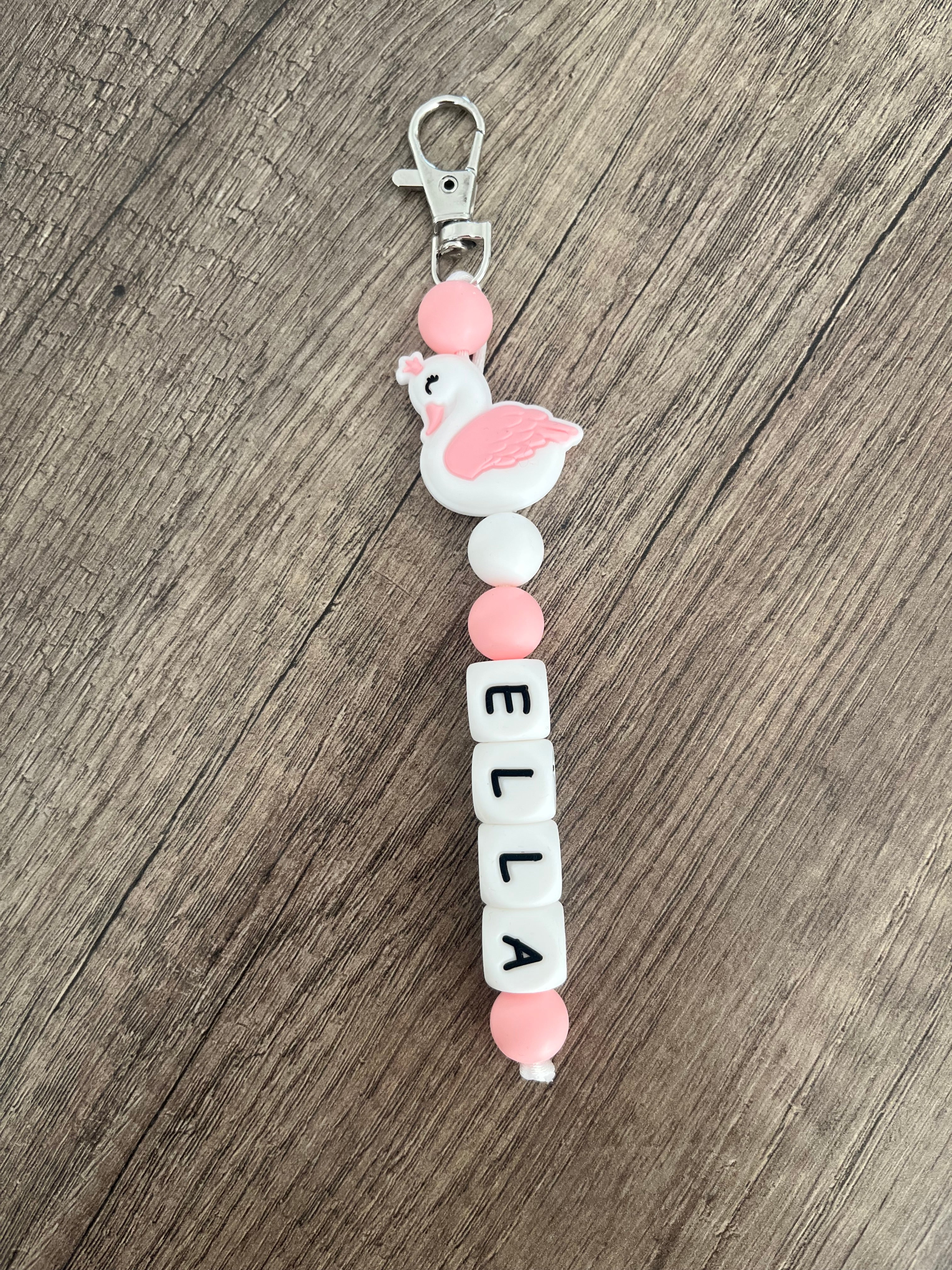 Porte-clés personnalisé thème Cygne