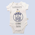 Body bébé personnalisé supporter PSG - cadeau original