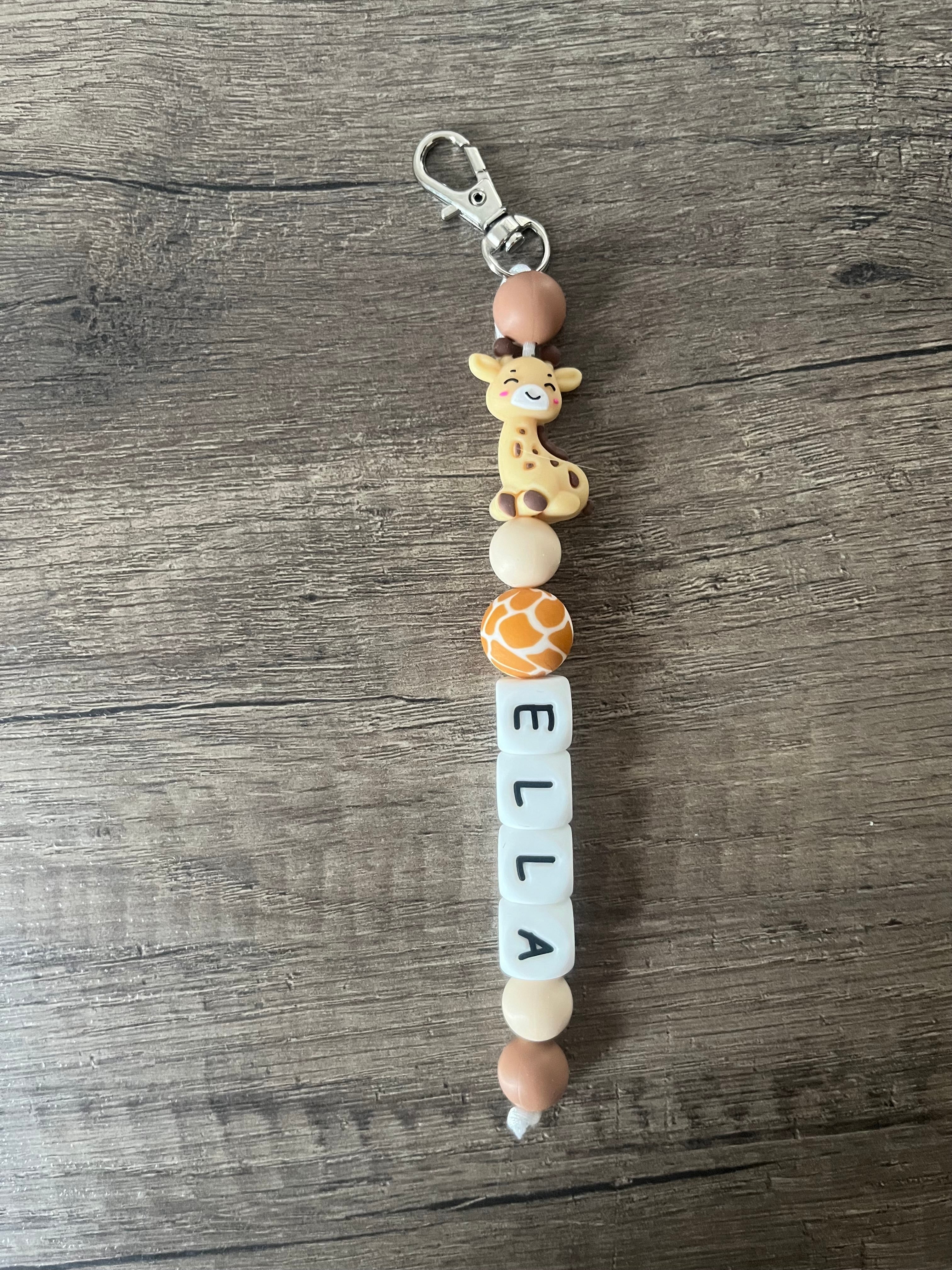 Porte-clés personnalisé Girafe 3D KidCreationArtisanat
