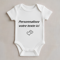 Body bébé personnalisé Texte ou prénom au choix - cadeau original - logo