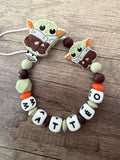 Attache tétine Star Wars Yoda personnalisée