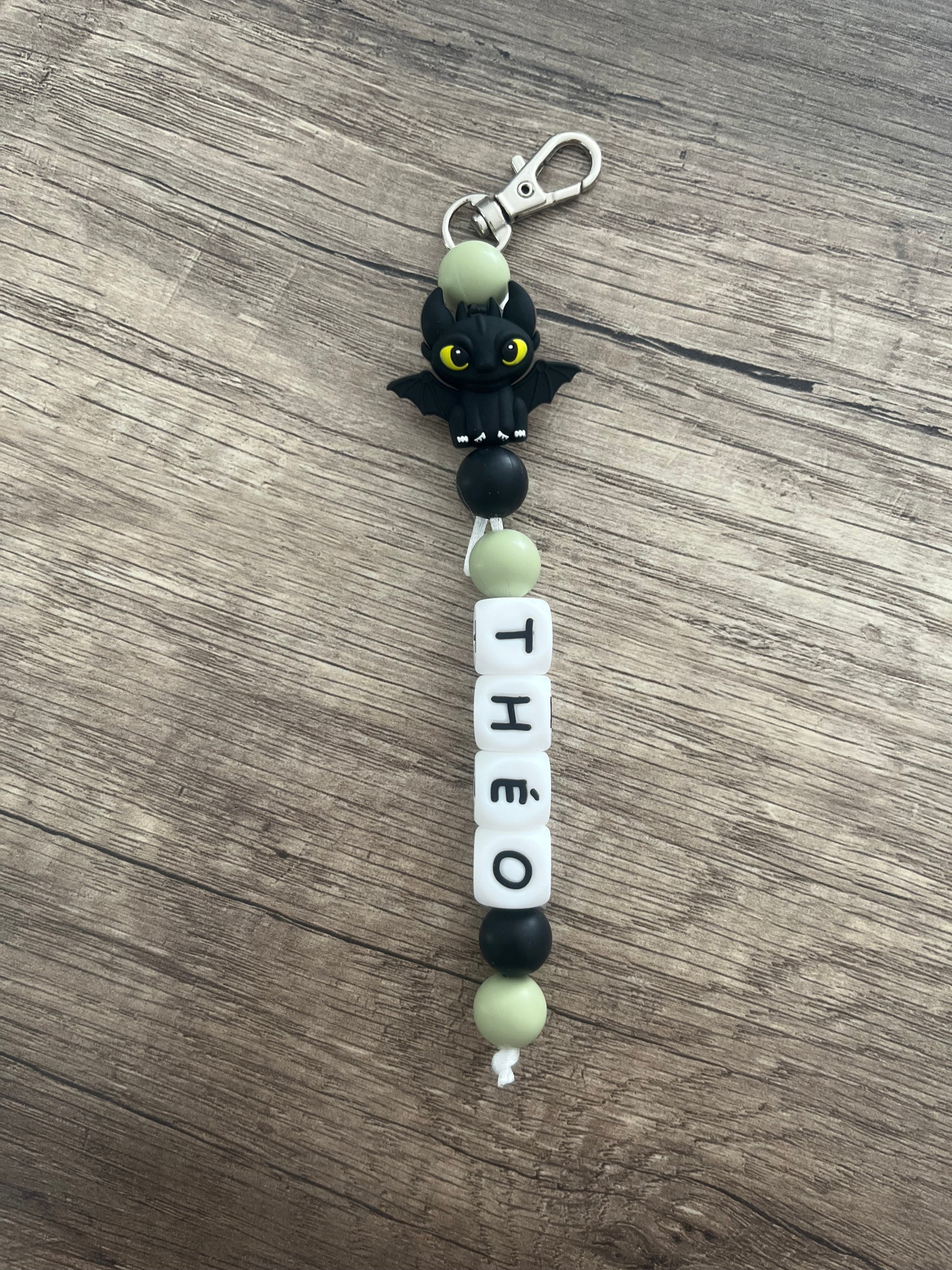 Porte-clés personnalisé Dragon Krokmou KidCreationArtisanat