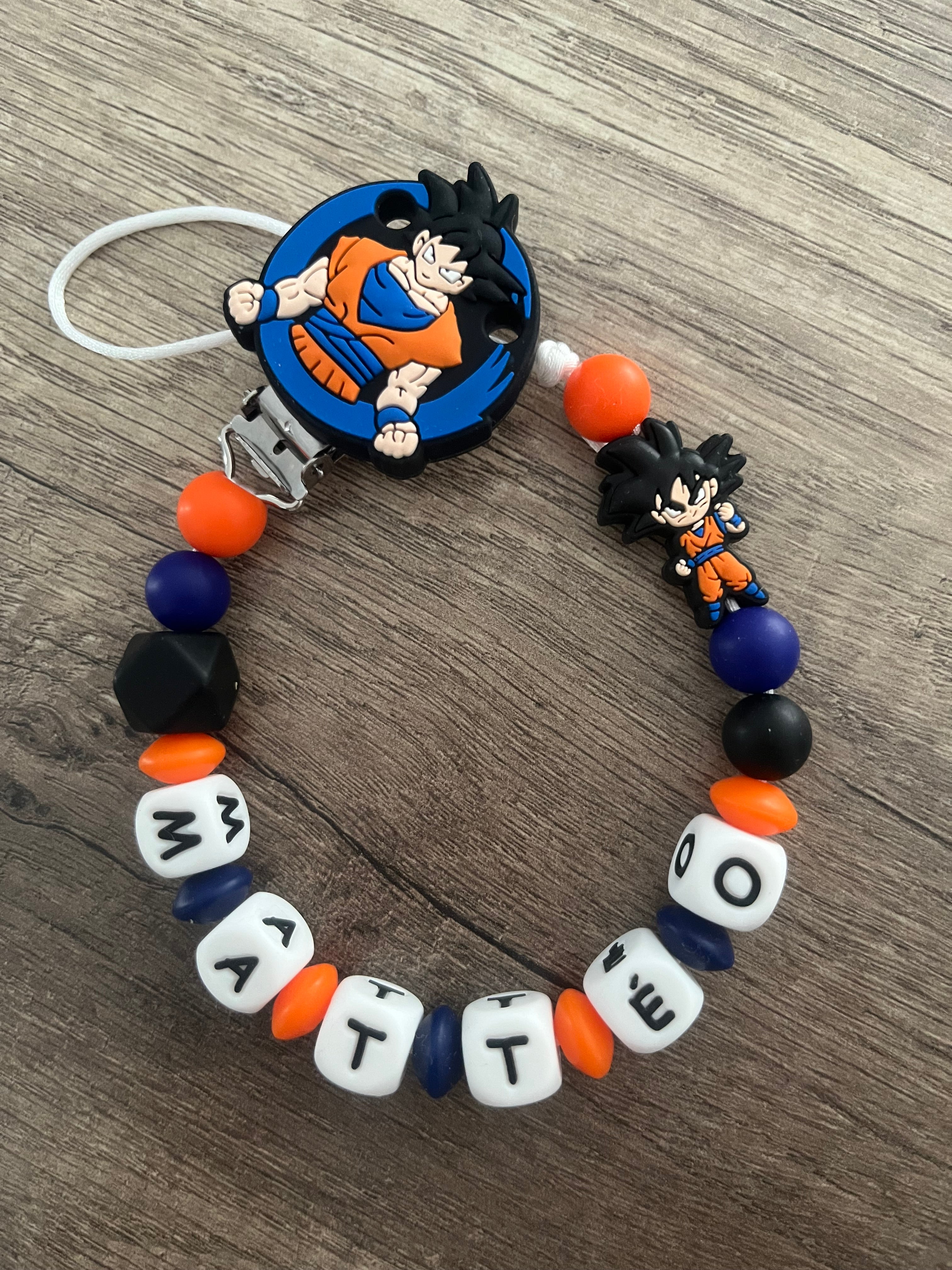 Attache tétine Dragon Ball Z personnalisée