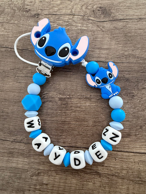 Attache tétine Disney Lilo et Stitch personnalisée
