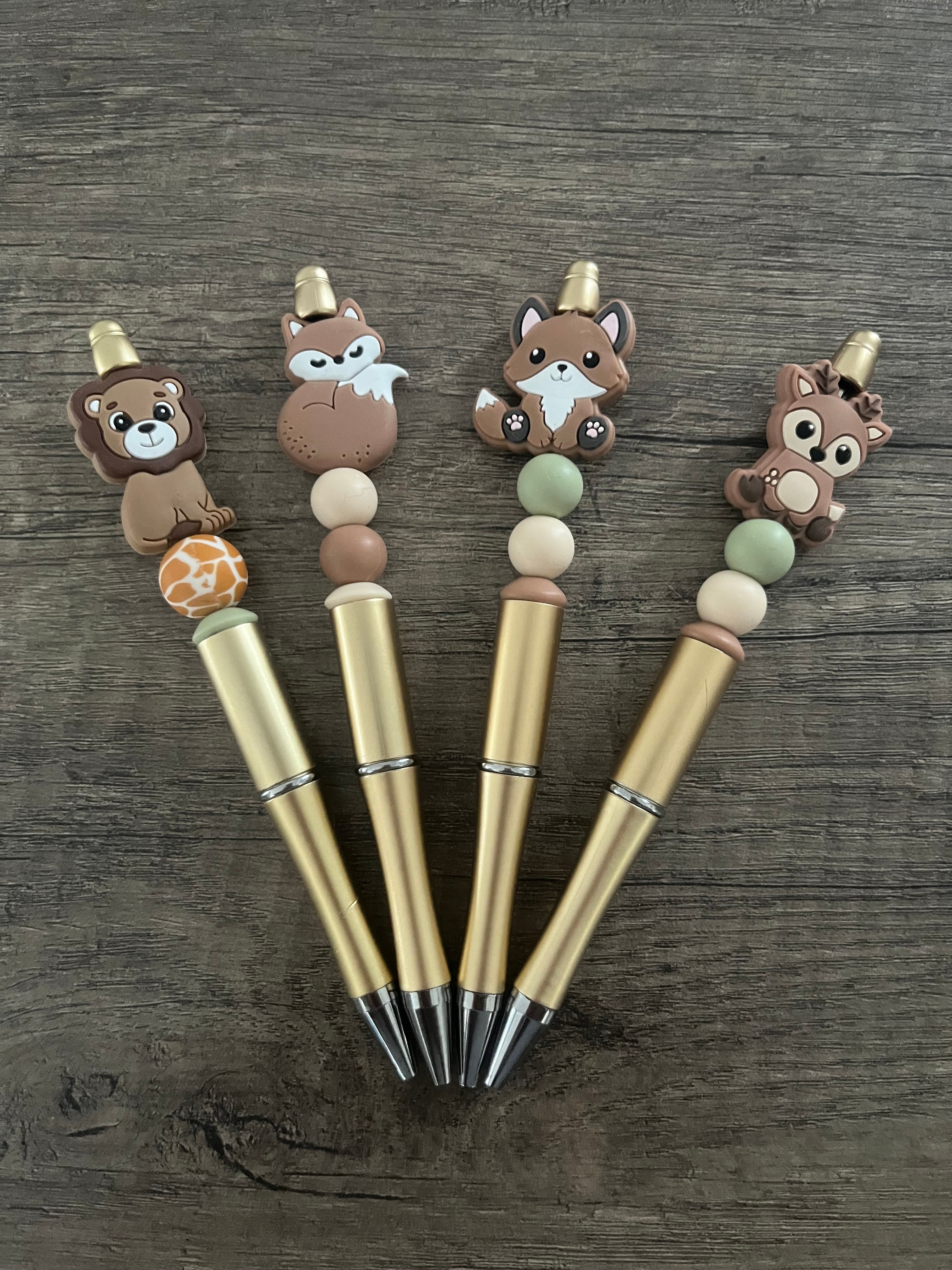 Stylos personnalisés Animaux avec perles