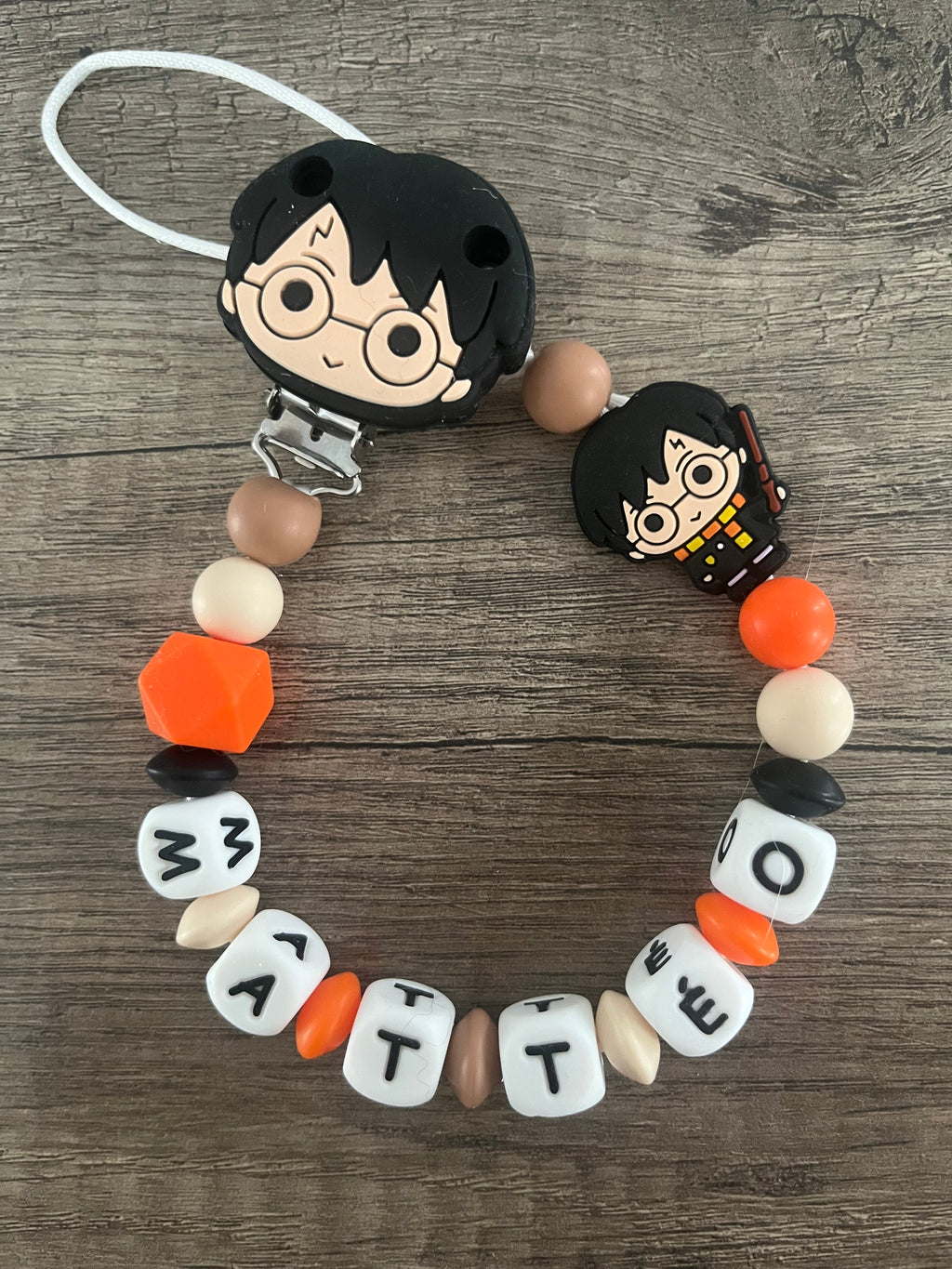 Attache tétine Harry Potter personnalisée