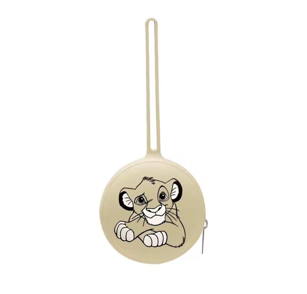 Étui à tétine Disney en silicone – Mickey, Minnie & Simba
