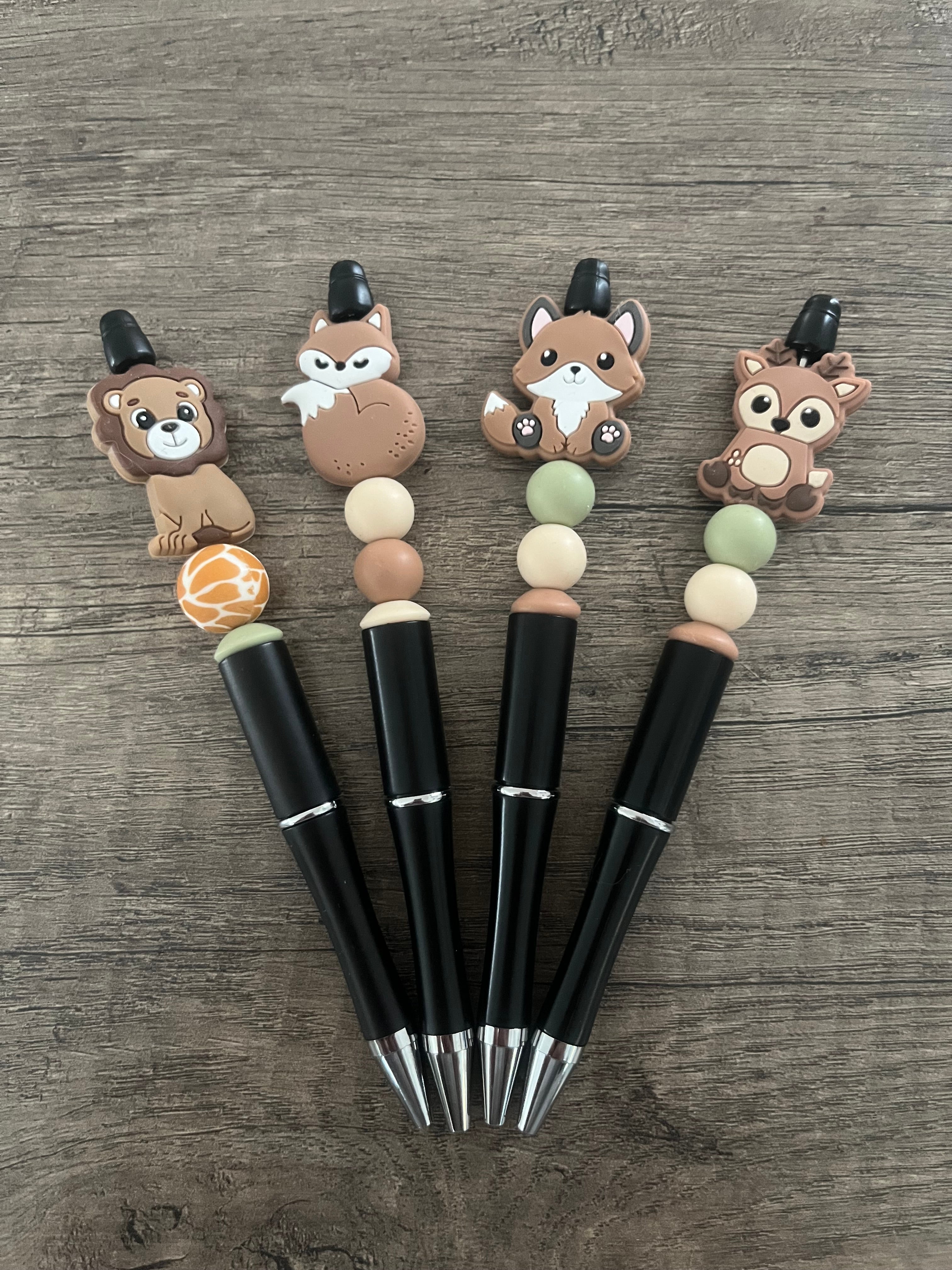 Stylos personnalisés Animaux avec perles