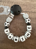 Attache tétine Football personnalisée