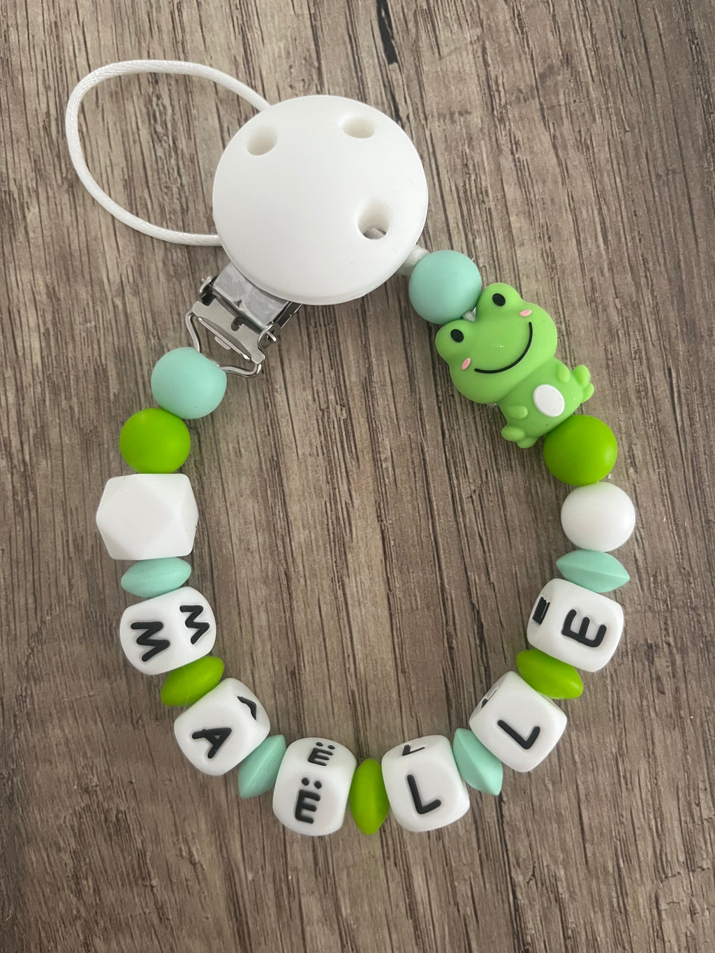 Attache tétine Grenouille 3D personnalisée