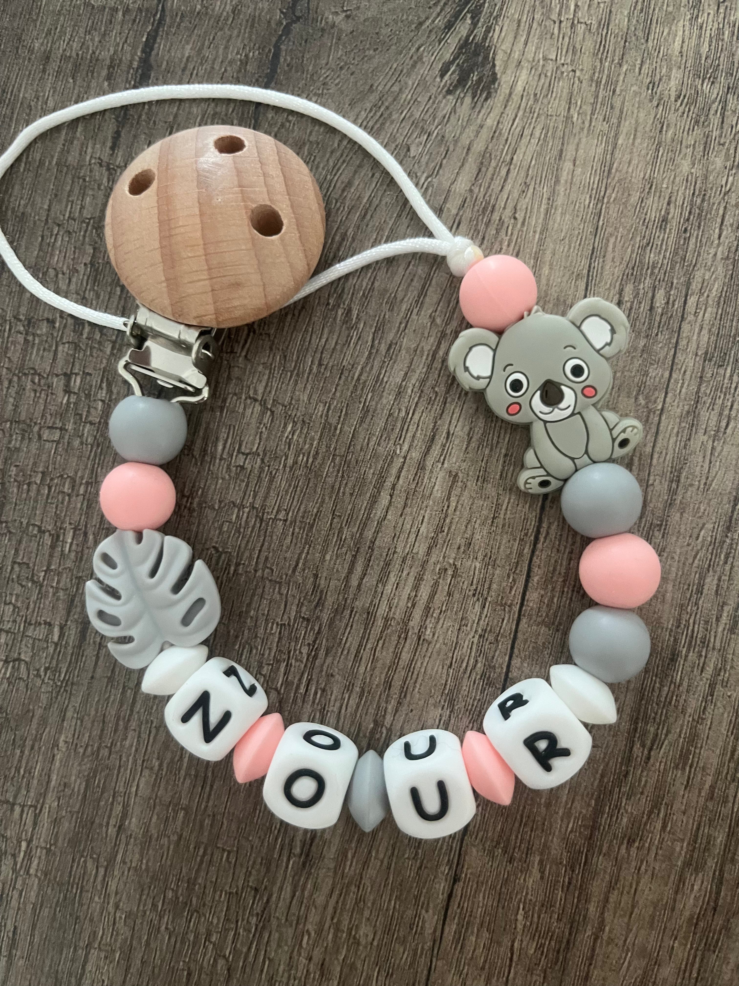 Attache tétine Koala personnalisée