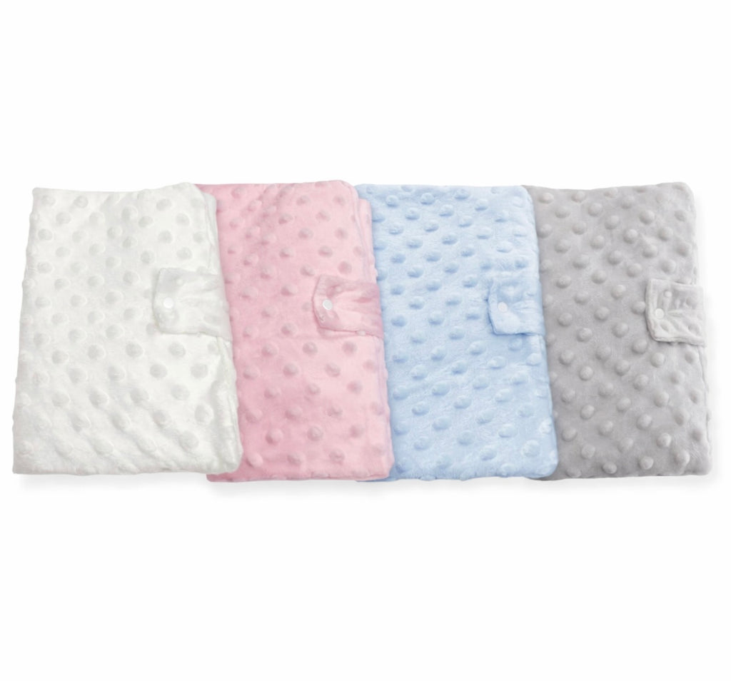 Protège carnet de santé bébé gris personnalisé