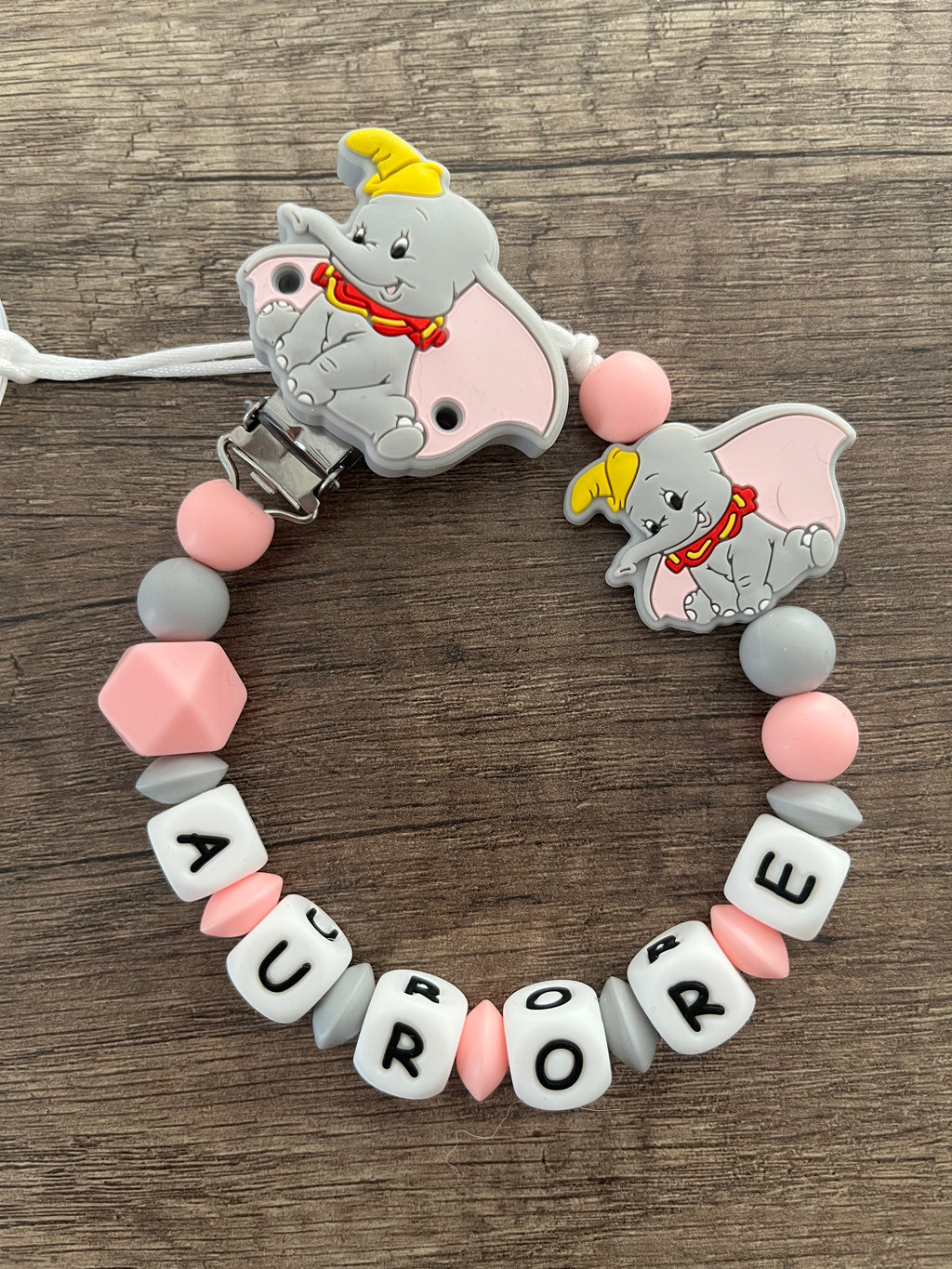 Attache tétine Disney Dumbo personnalisée