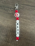 Porte-clés personnalisés drapeau Tunisie