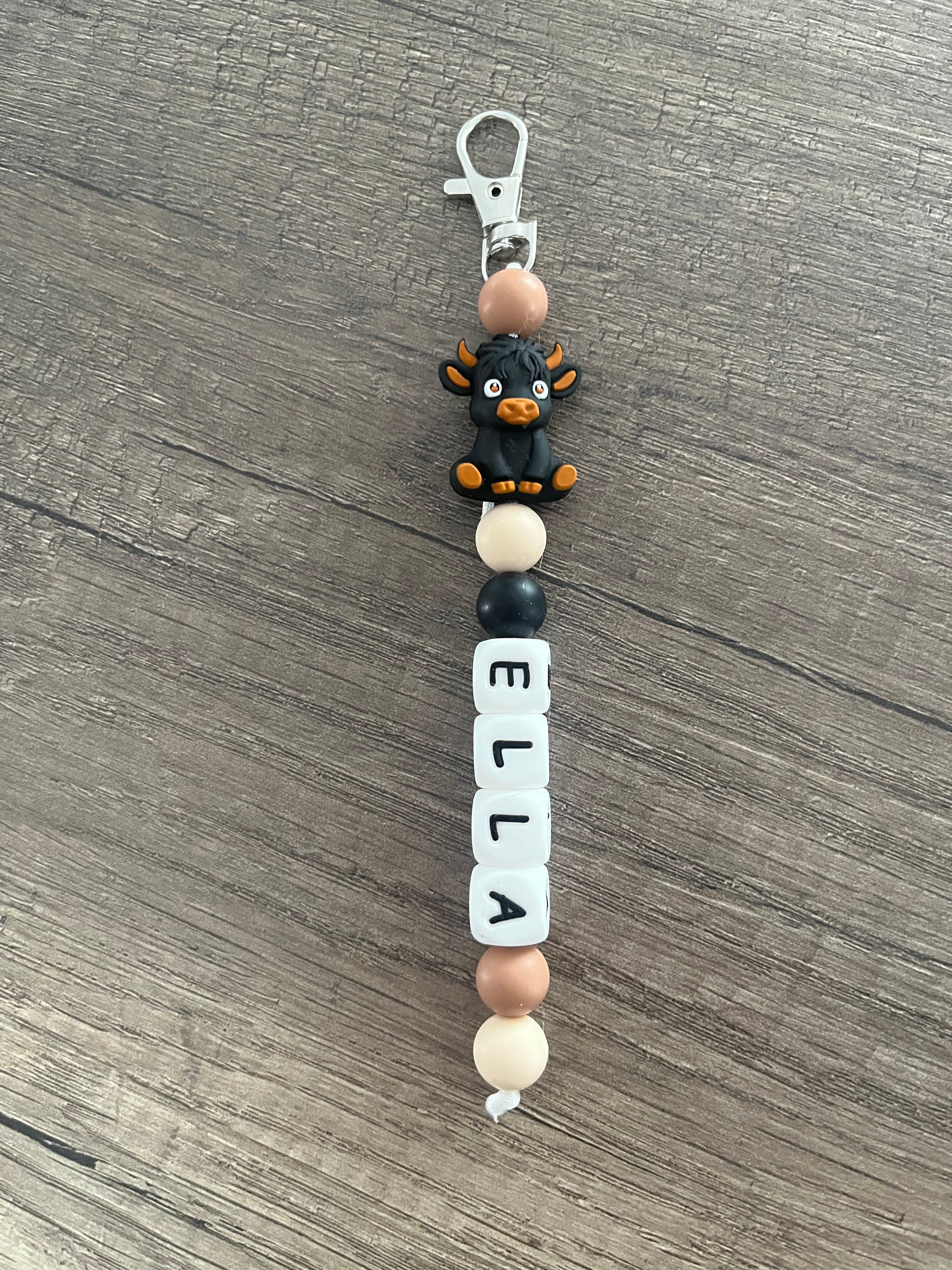 Porte-clés personnalisé thème Vache