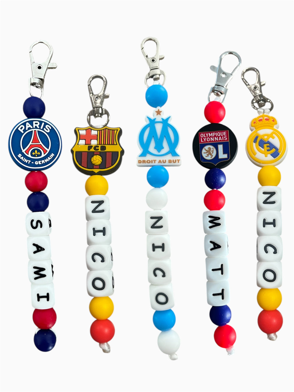 Porte-clés personnalisés club football