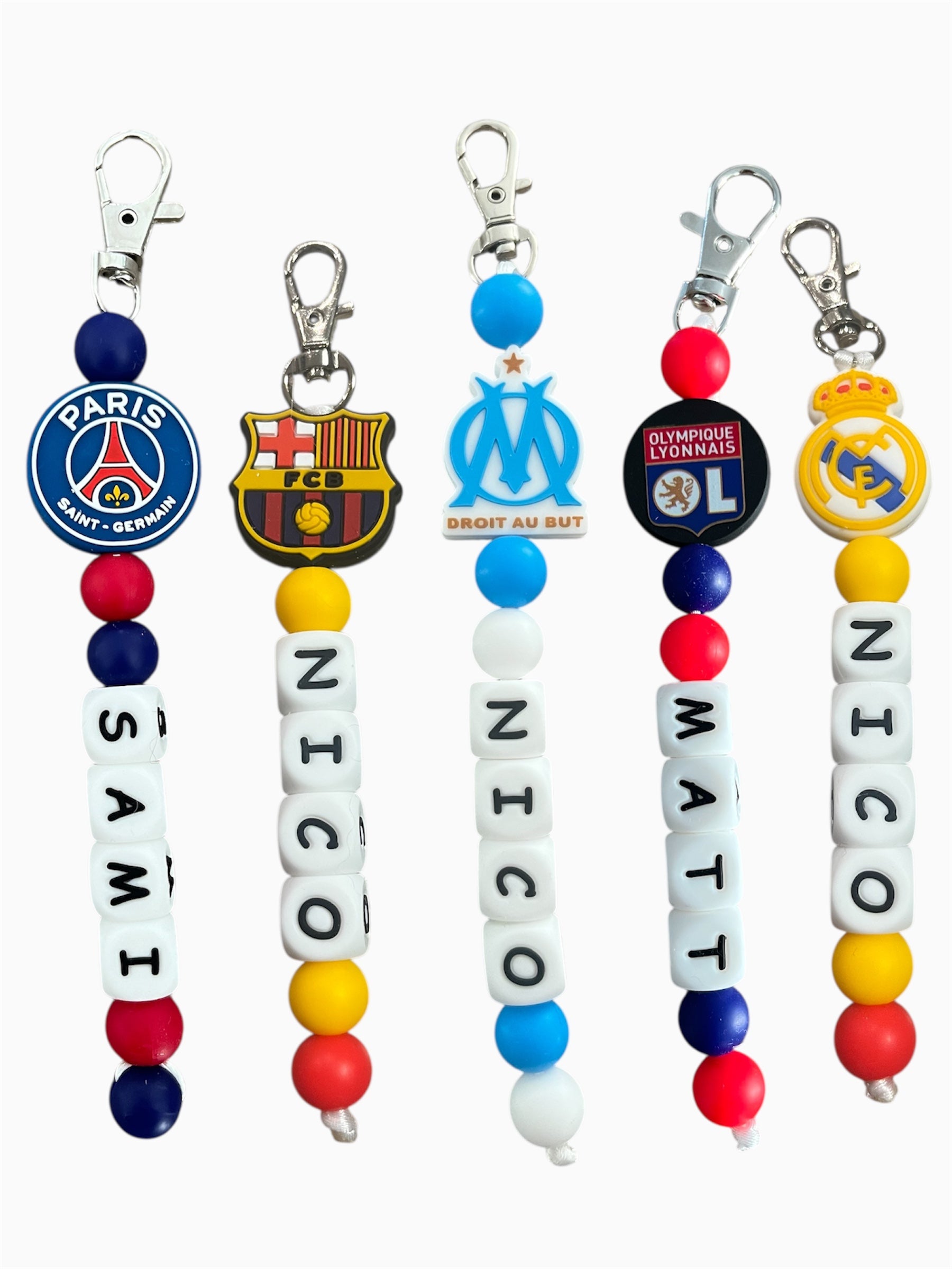 Porte-clés personnalisés club football