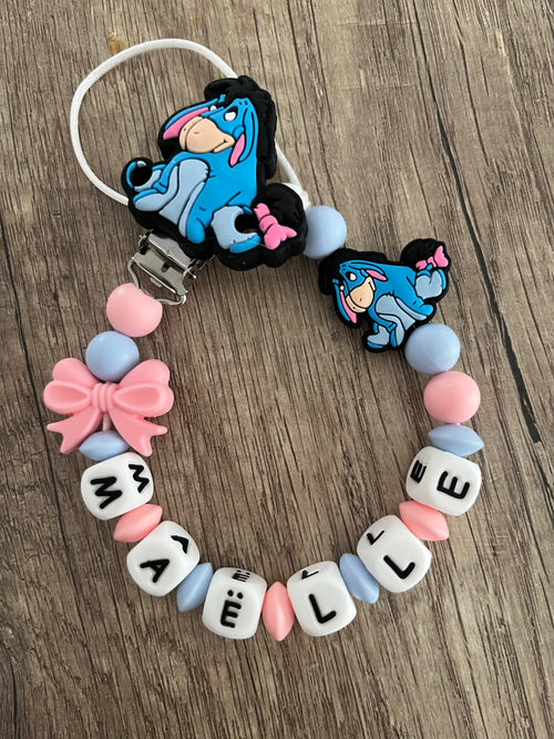 Attache tétine Disney Bourriquet personnalisée