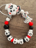 Attache tétine 101 dalmatiens personnalisée