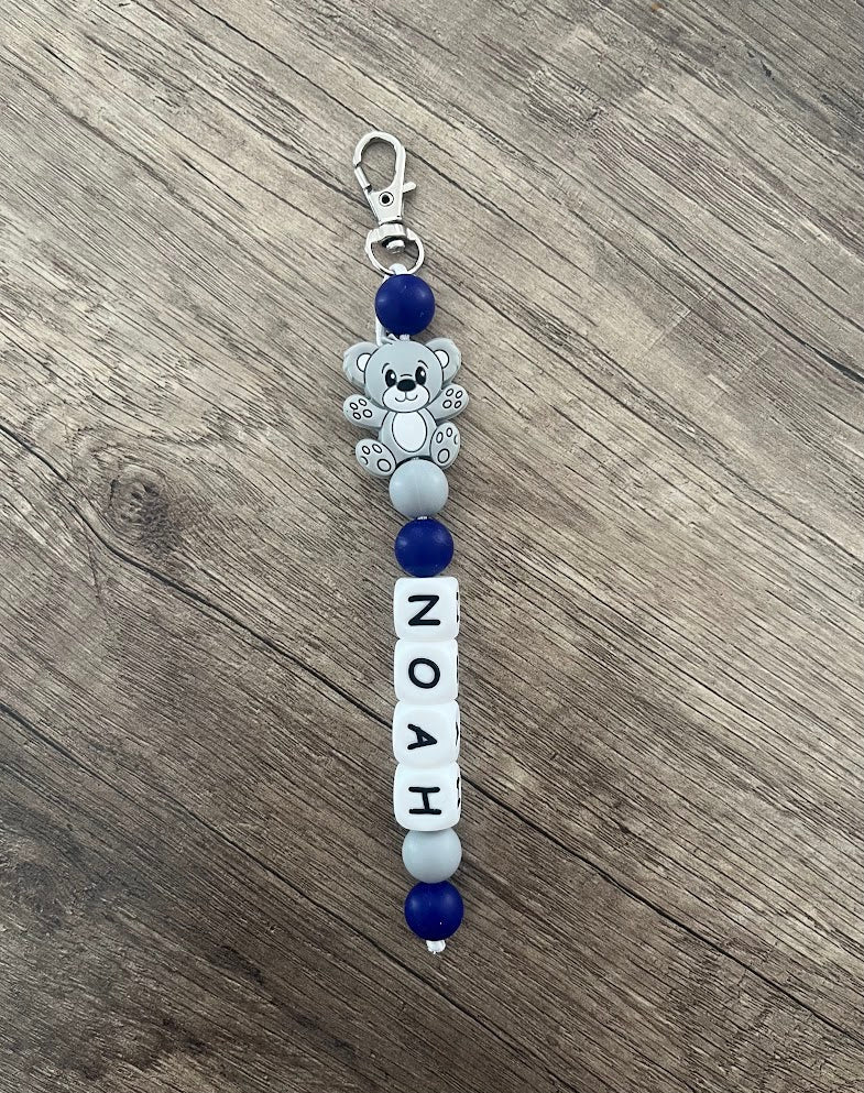 Porte-clés personnalisé thème Ourson ours KidCreationArtisanat