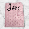 Protège carnet de santé bébé rose personnalisé