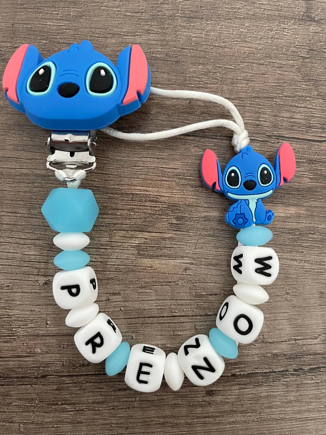 Attache tétine Disney Lilo et Stitch personnalisée KidCreationArtisanat