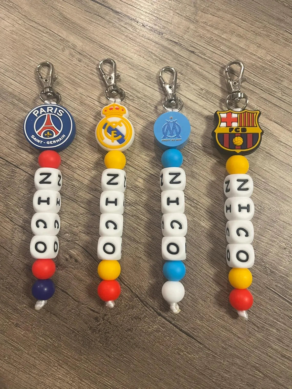 Porte-clés personnalisés club football KidCreationArtisanat