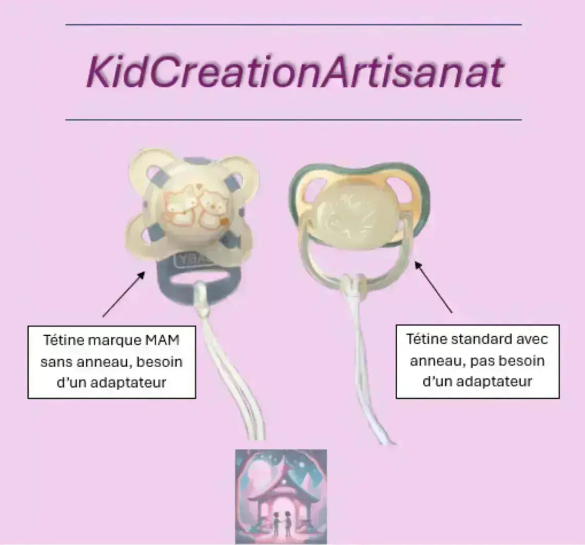 Attache tétine Disney Marie Aristochats personnalisée KidCreationArtisanat